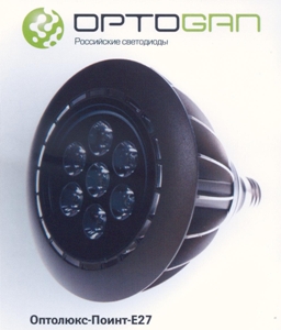 Светодиодная лампа предназначена для замены ламп накаливания со  стандартным цоколем Е27 и применяется для общего освещения, под